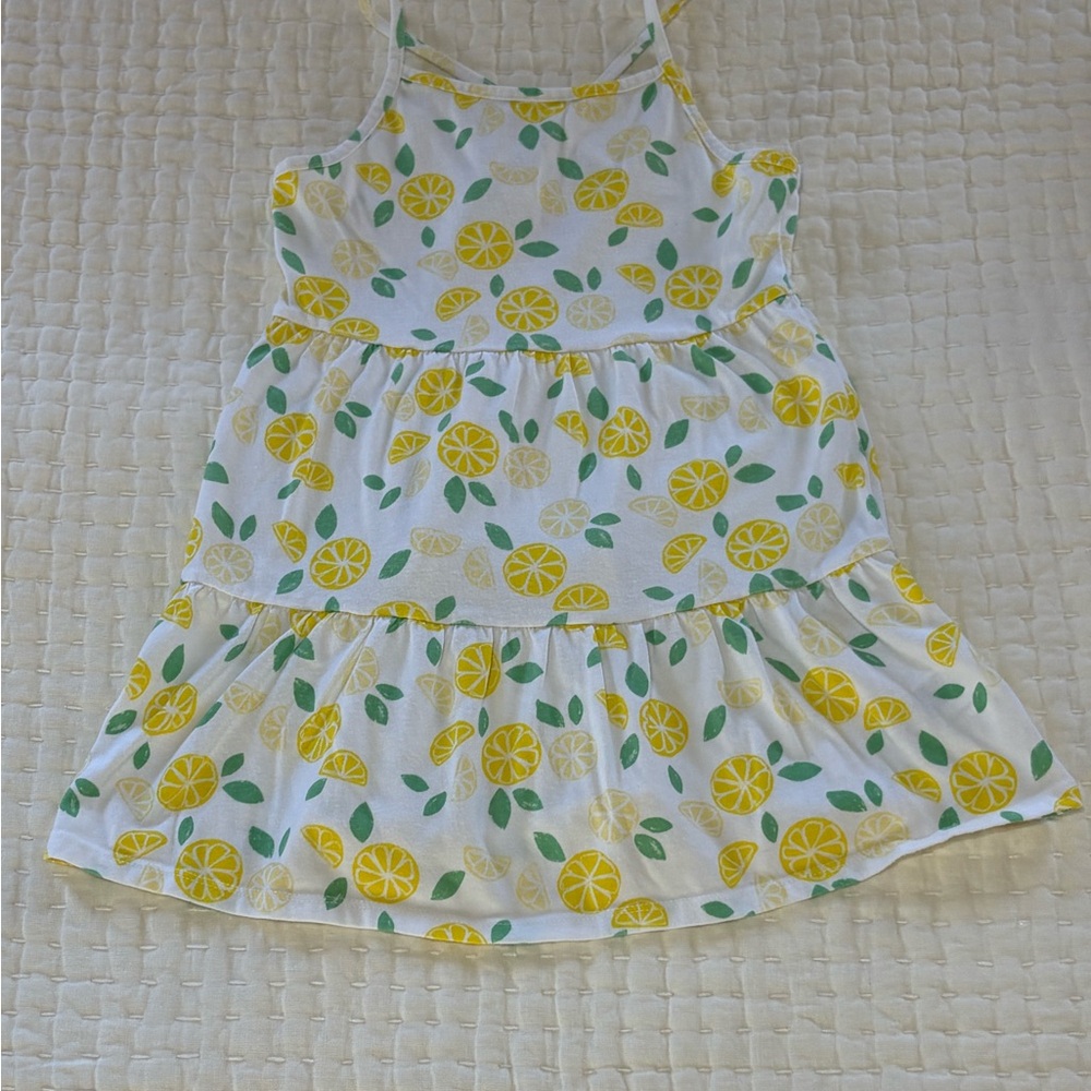 Cat & Jack Yellow Patterned Dress